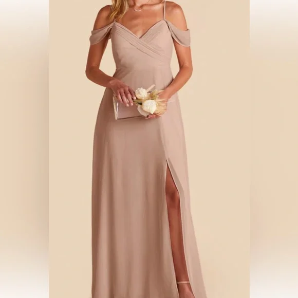 white christmas dresses Joyfolie Women's Zayla Boho Dress in Light Taupe | Boho Maxi main image 1